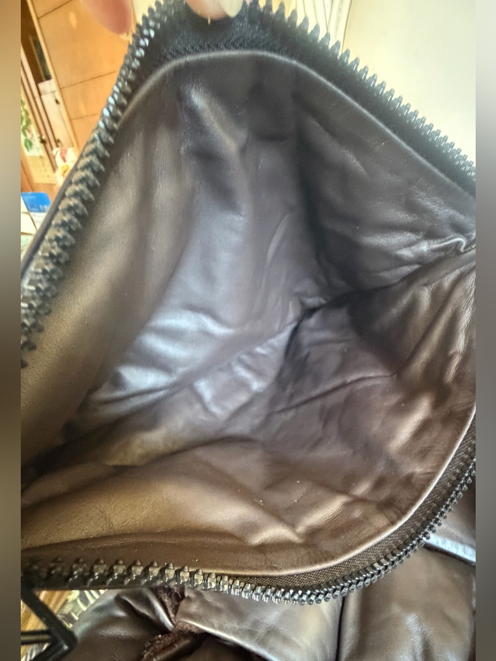 BOTTEGA VENETA Padded Tote Bag Calfskin Leather Wool Fondant. NEW! RT $ 4990. XL - Picture 11 of 12